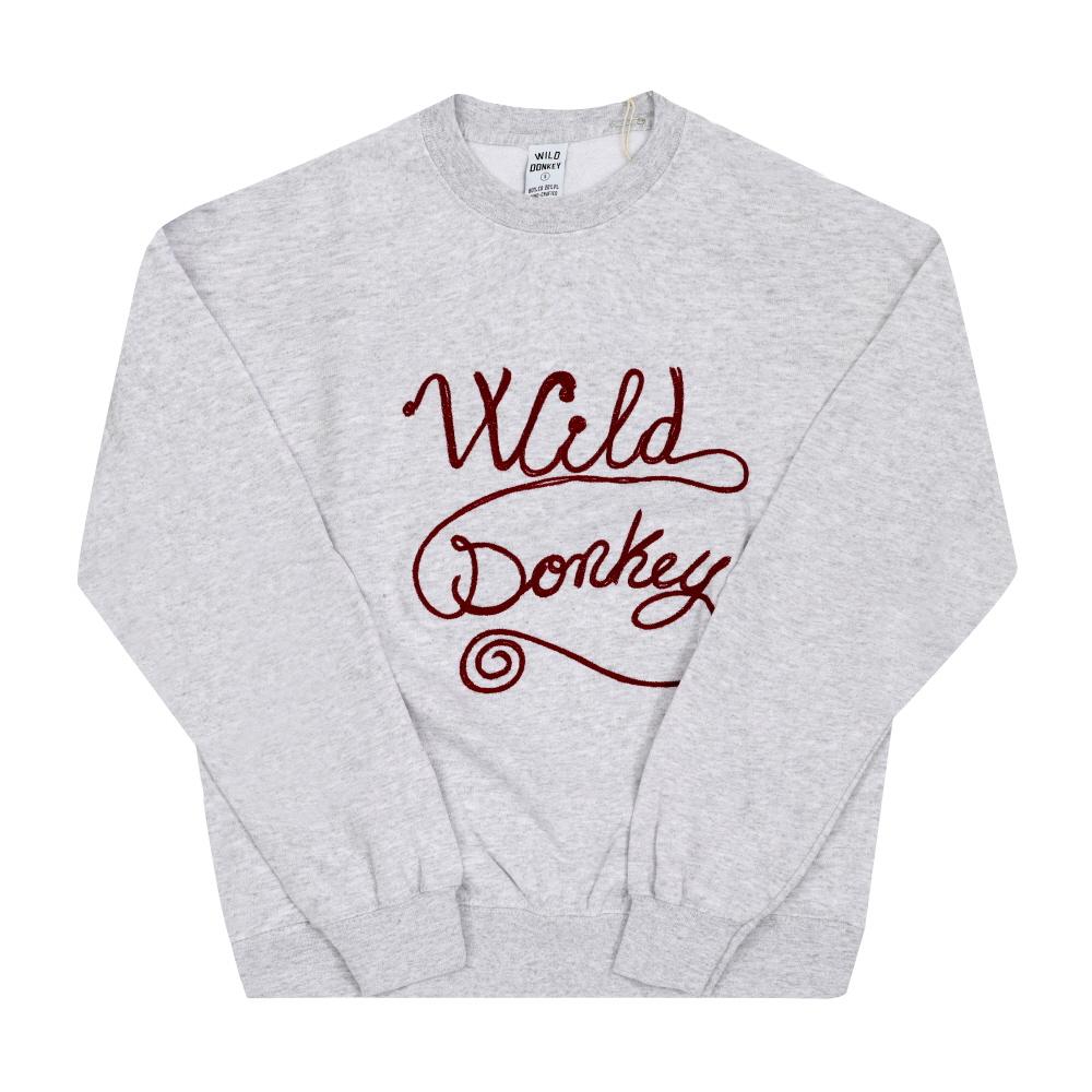 Wild Donkey Heather Grey FGCHAIN Logo Sweatshirt