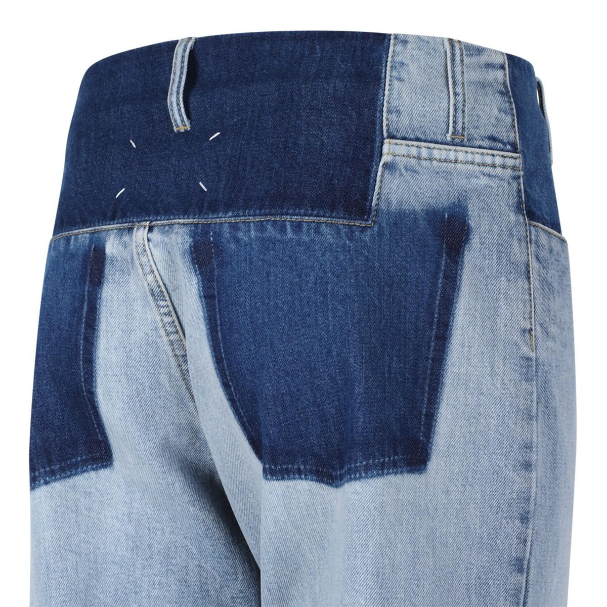 Maison Margiela Black Denim Cropped Jeans for Men