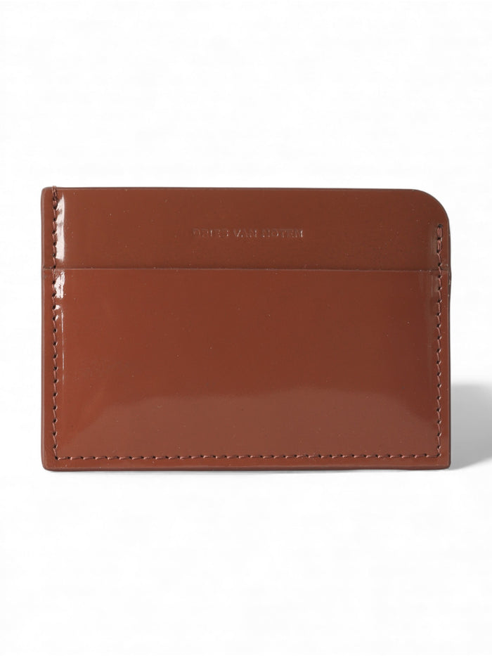 Dries Van Noten Rust Leather Card Holder 251 022100 188 701