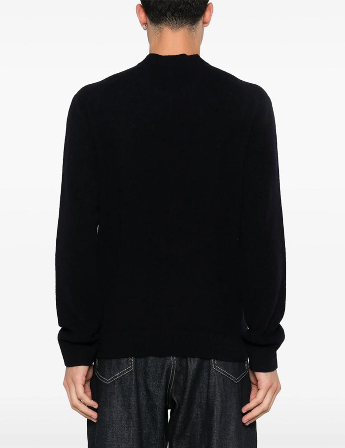 Maison Kitsune Bold Fox Head Patch Lambswool Crewneck Sweater NM00805KT1006 P480