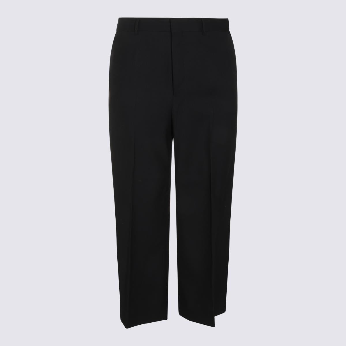 CELINE Black Wool Tailored Suit Pants for Men