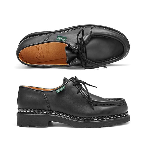 PARABOOT Women’s Leather Loafers Black