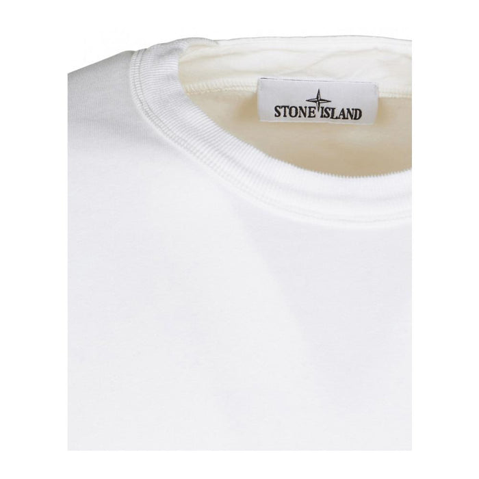 STONE ISLAND Fleece Logo Patch Sweatshirt 771561720 V0001