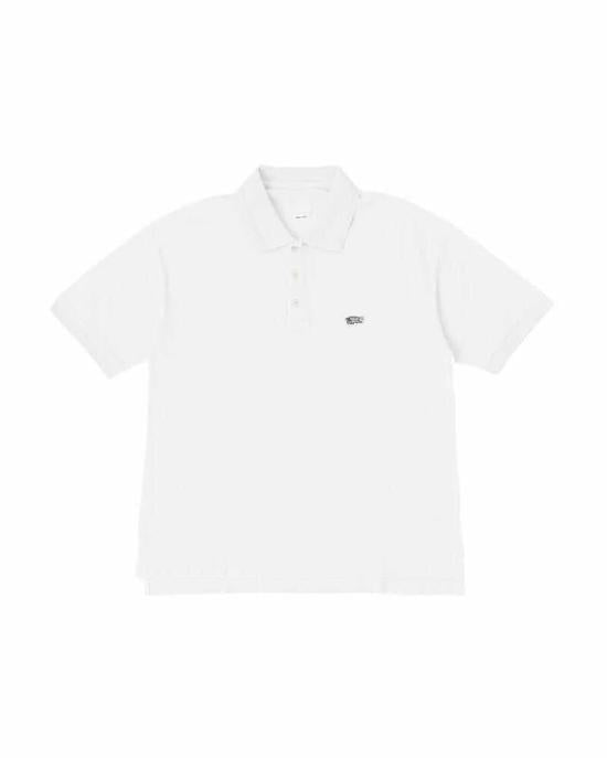 Visvim Cotton Polo Shirt for Men 0126105010020 WHITE DOM