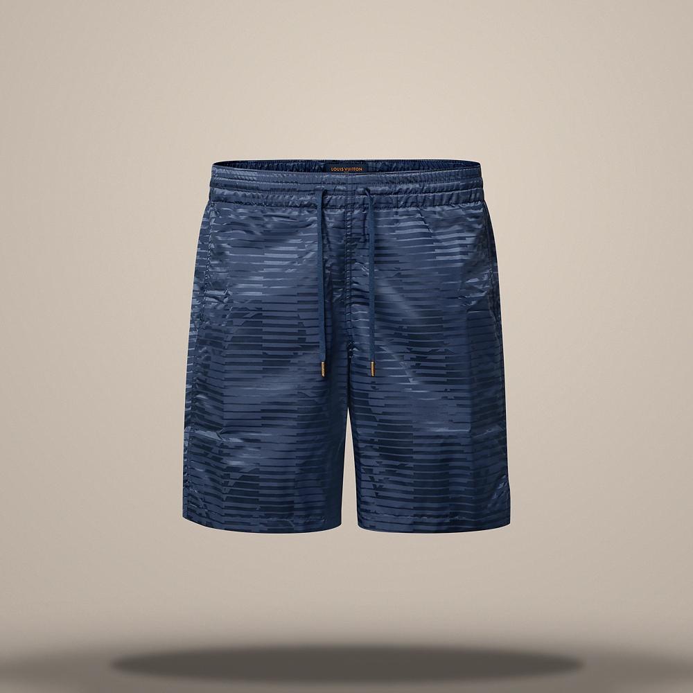 Louis Vuitton Monogram Print Regular Fit Swim Shorts
