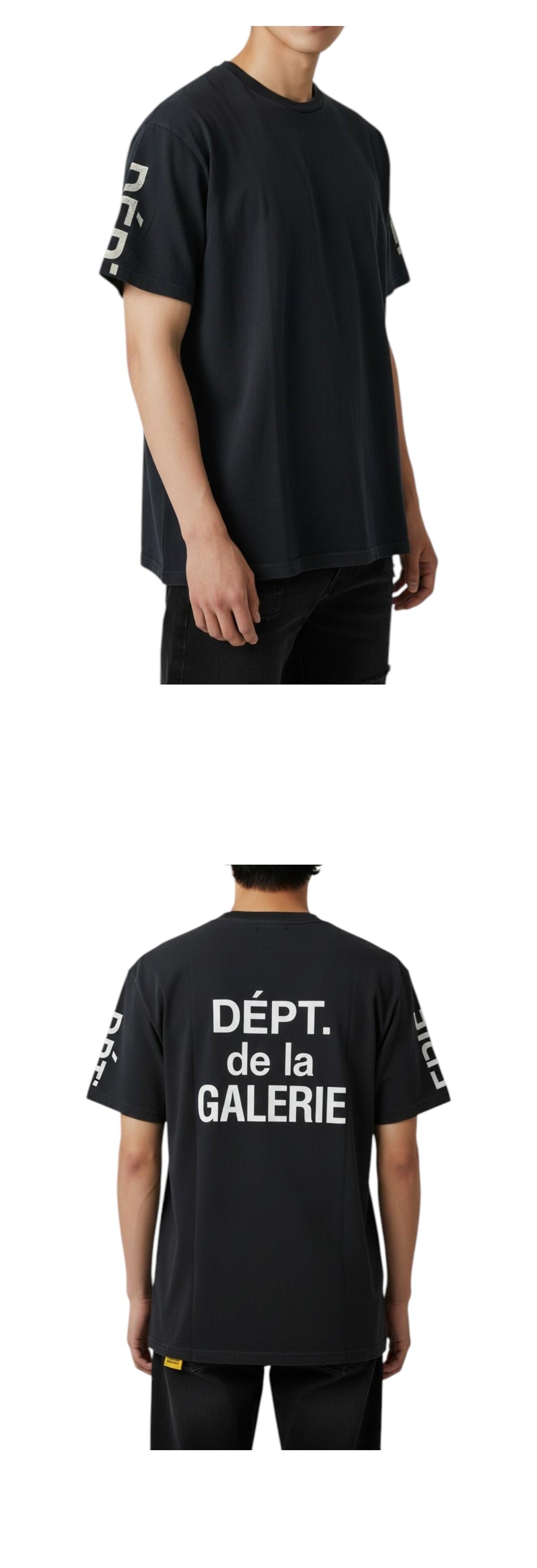 GALLERY DEPT. French Collector Short Sleeve T-Shirt Black Unisex