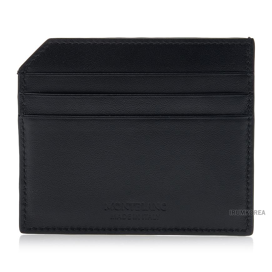 Montblanc Soft Leather 6 Card Holder Wallet Black