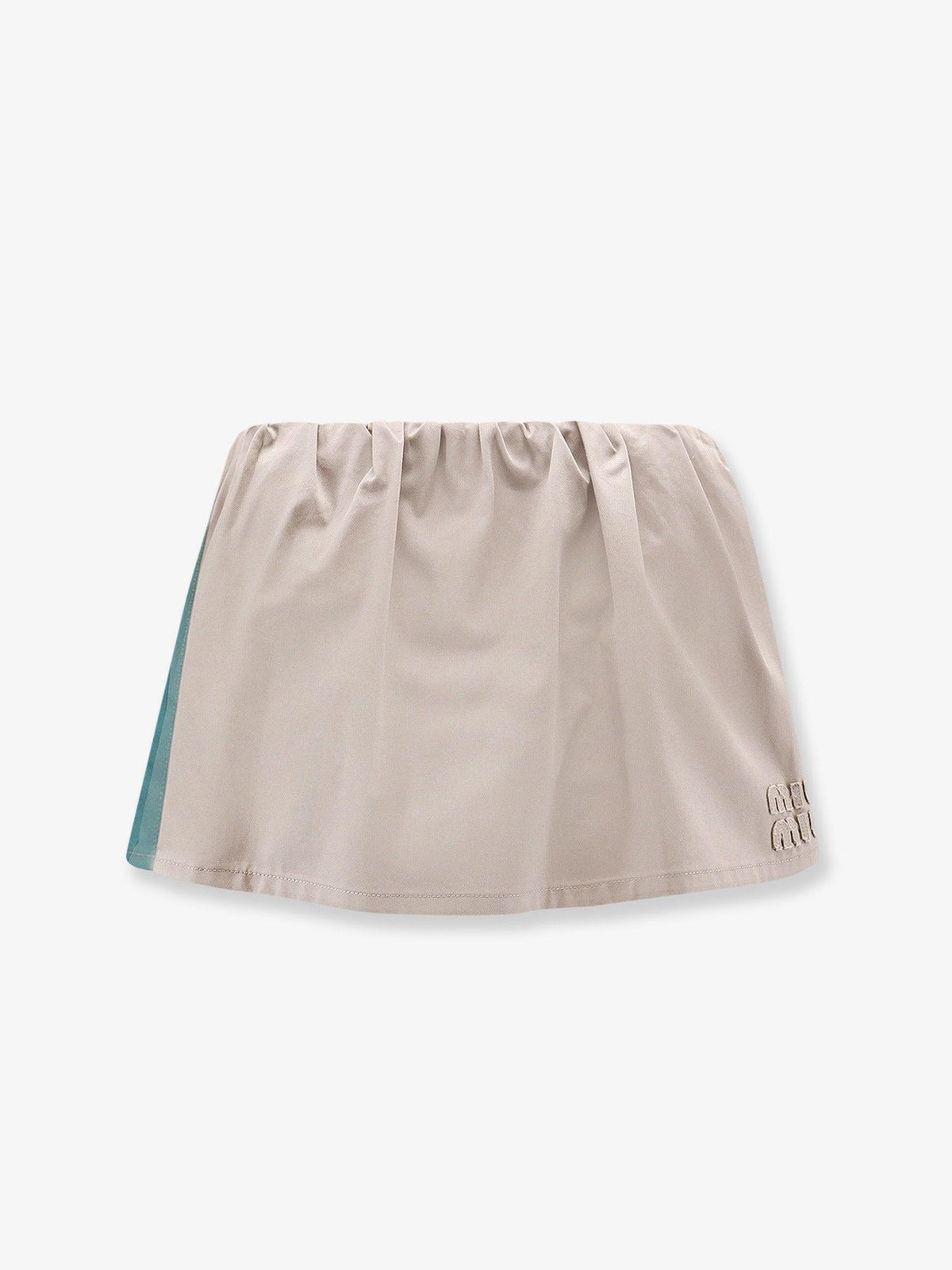 Miu Miu Wool-Blend Mini Skirt Black