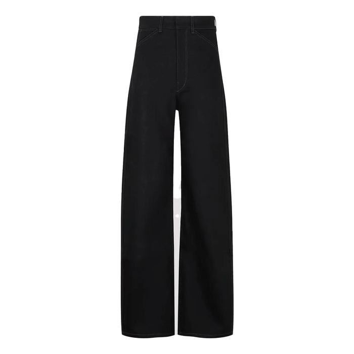 Lemaire Women’s High-Waist Curved Pants Black
