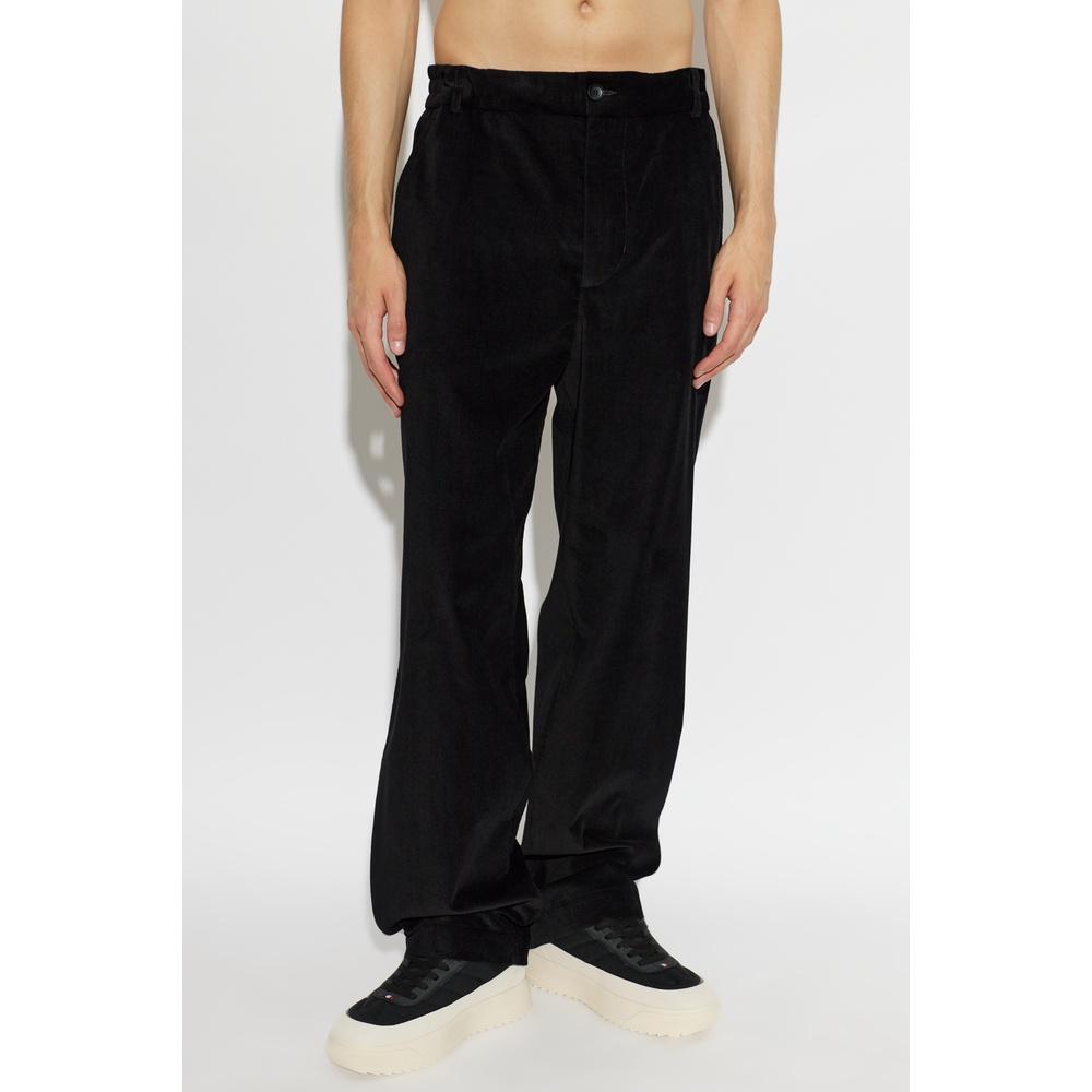 Moncler Corduroy Men’s Classic Pants Black