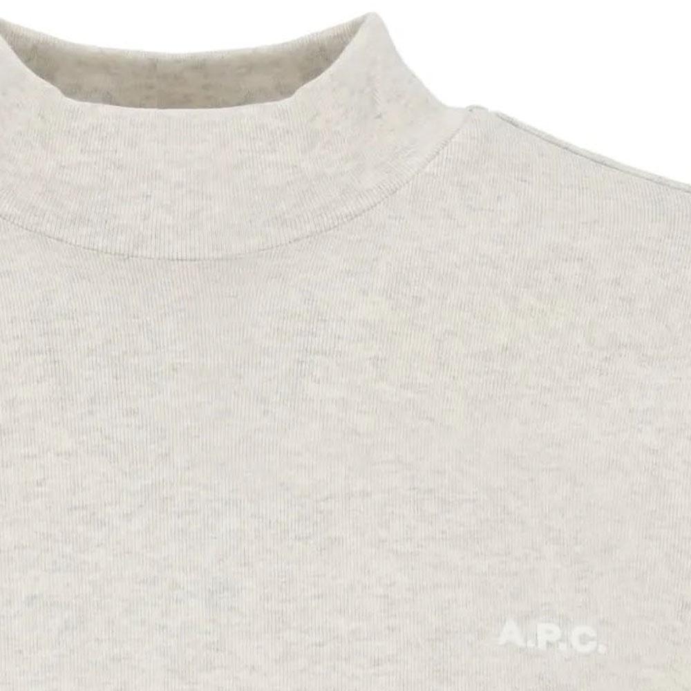 A.P.C. Logo Carol T-Shirt Ecru COGFM F26348 PAA
