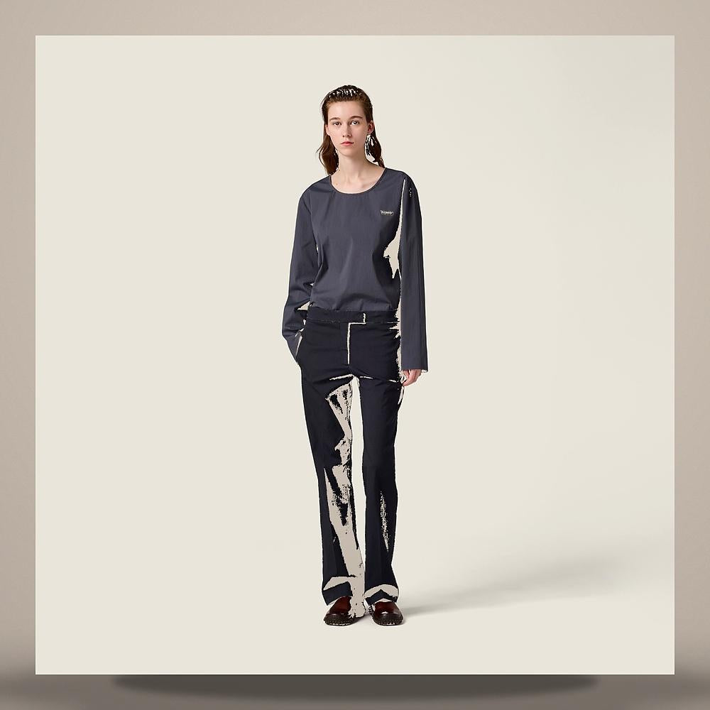 Miu Miu Stretch Poplin Top T-Shirt MT2283 6472 F063H