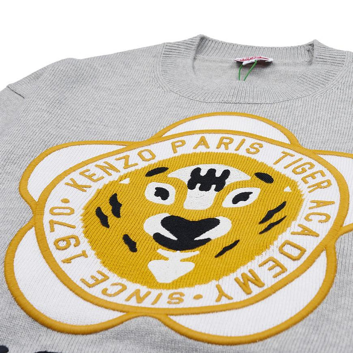 KENZO Tiger Academy Crewneck Knit Sweater for Men