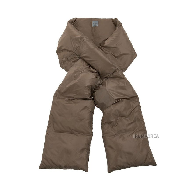 Max Mara SEIPET Padded Scarf for Women Brown