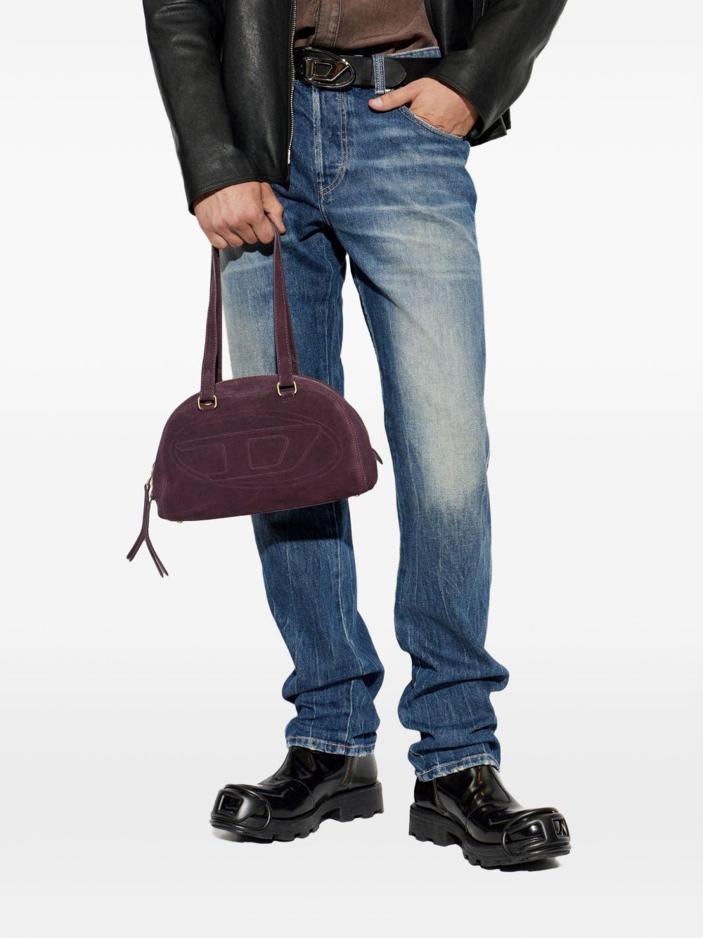 DIESEL Black Leather Crossbody Bag