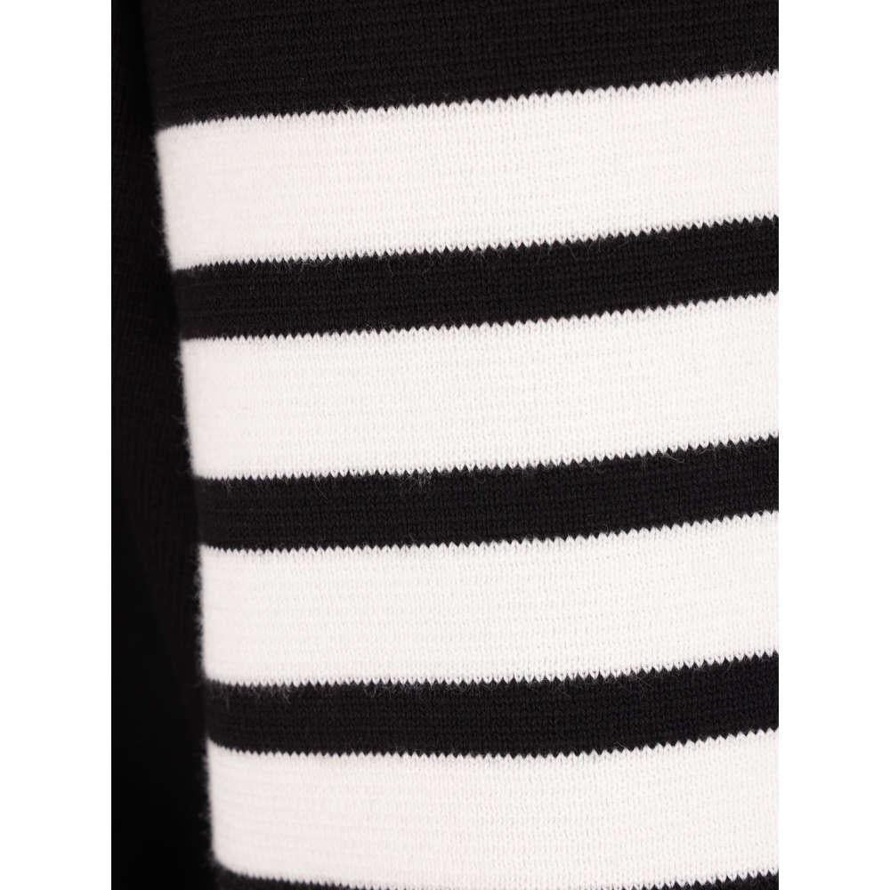 THOM BROWNE Black Milano Stitch Armband Stripe Unisex Cardigan