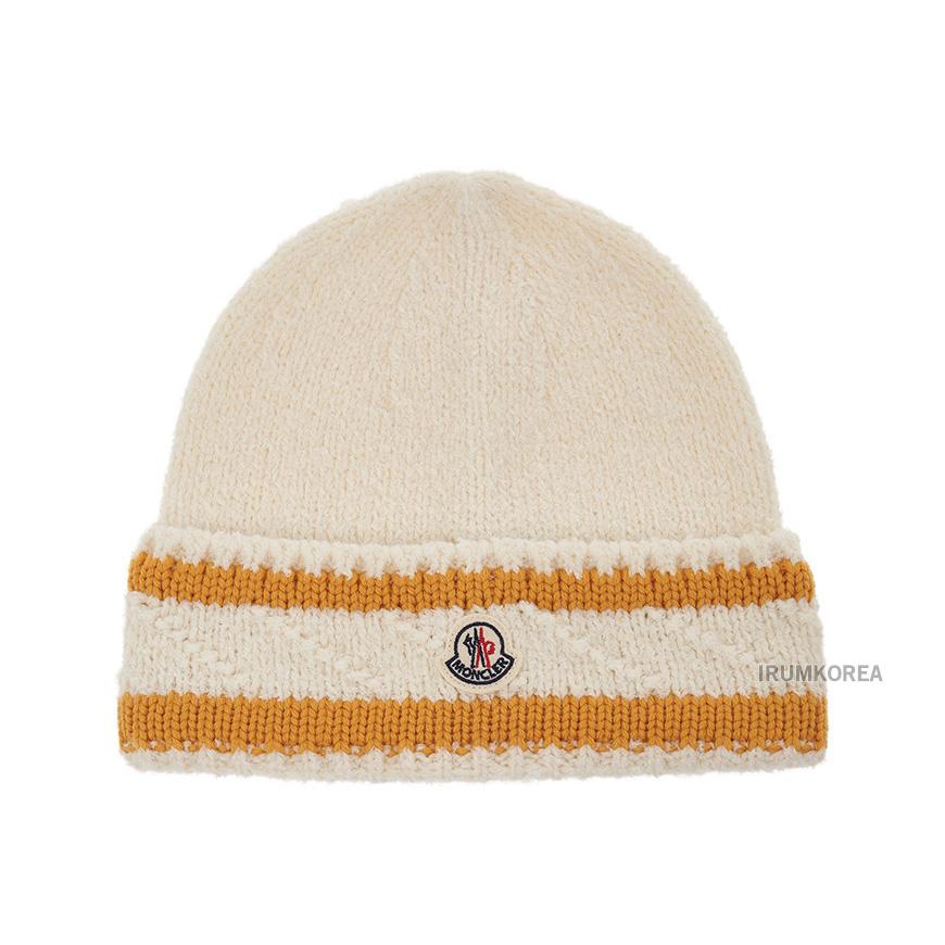 Moncler Unisex Stripe Beanie Cap 3B00001 M5493 034