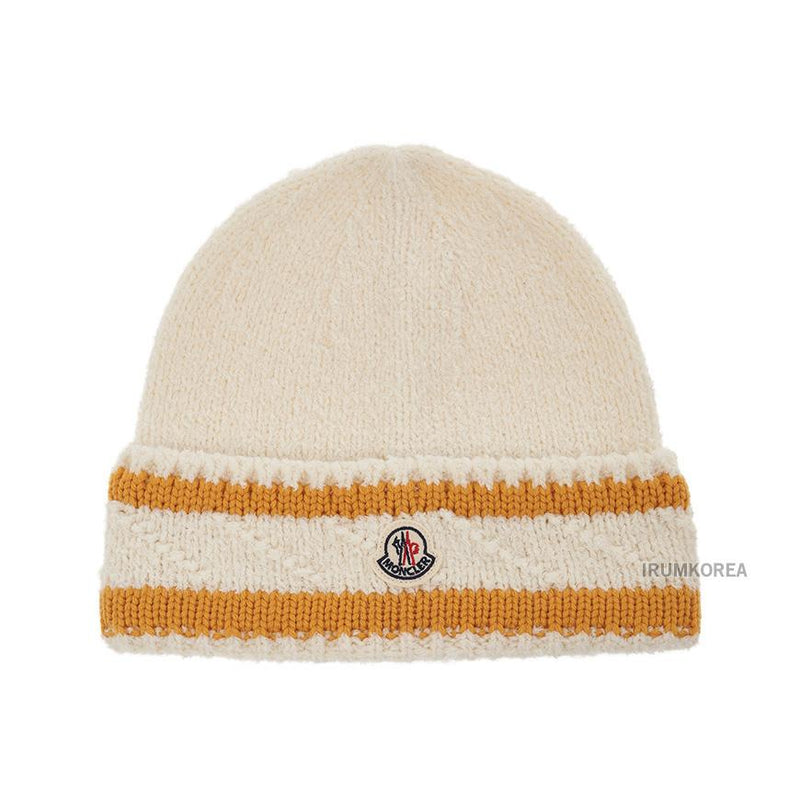 Moncler Unisex Stripe Beanie Cap 3B00001 M5493 034