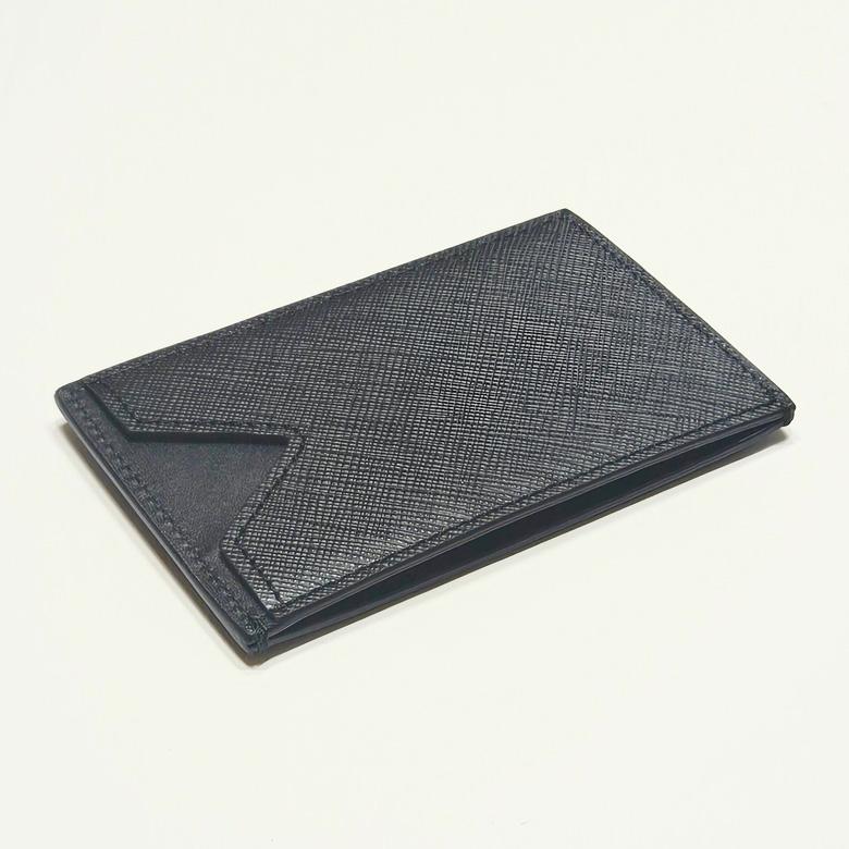 Montblanc Sartorial 3CC Leather Card Holder Black