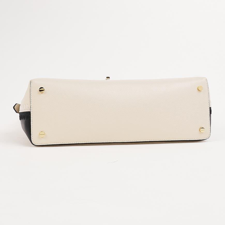 Toteme T-Lock Embroidered Top Handle Shoulder Bag 261 WAL961 LE0030