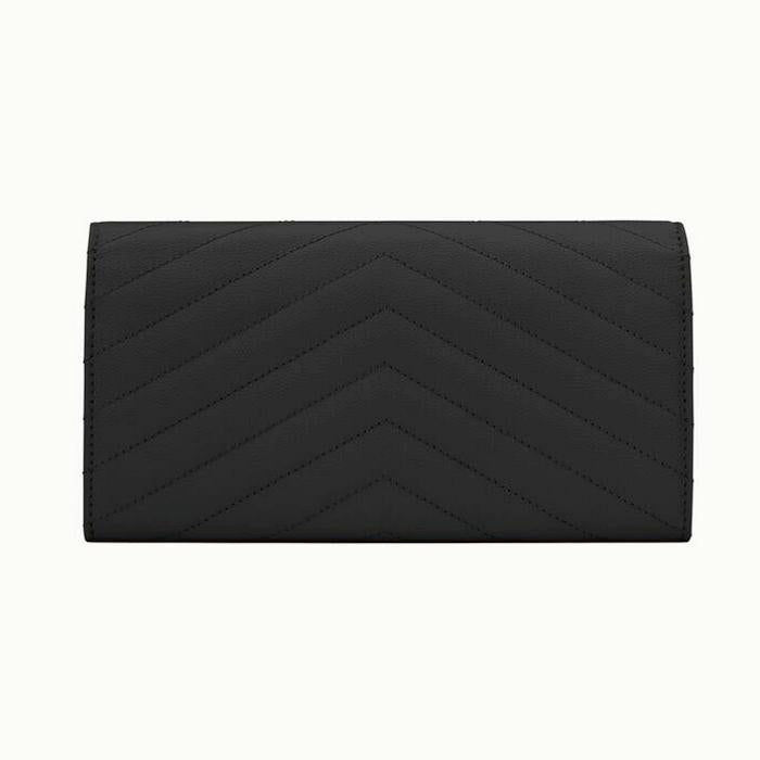 Saint Laurent Cassandre Matelassé Large Flap Wallet 372264BOW011000
