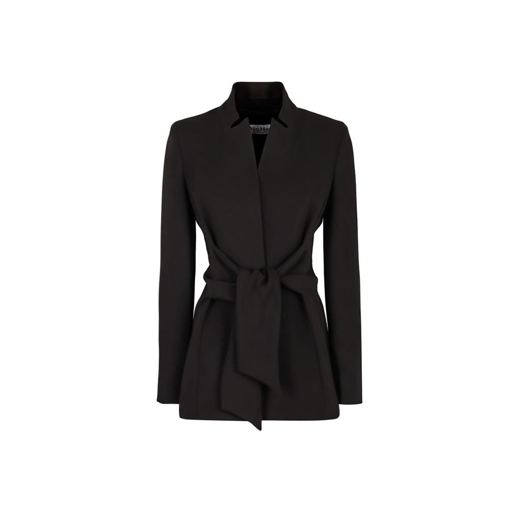 Max Mara Belted Cady Blazer Jacket 2421046111 004