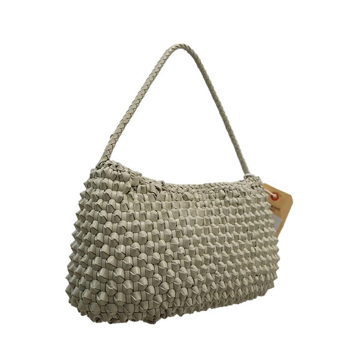 Dragon Diffusion Pearl Basil Cactus Woven Leather Tote Bag Women