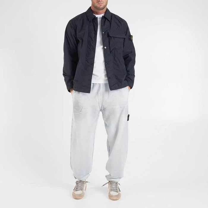 STONE ISLAND Nylon Overshirt Jacket - Charcoal - Men’s 1200002
