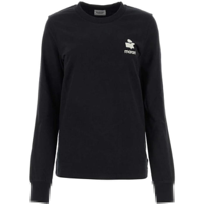 Isabel Marant Gabby Logo Print T-Shirt Black