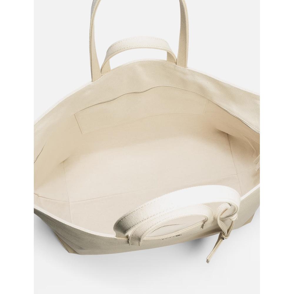 A.P.C. Le Drummer Leather Tote Bag Black