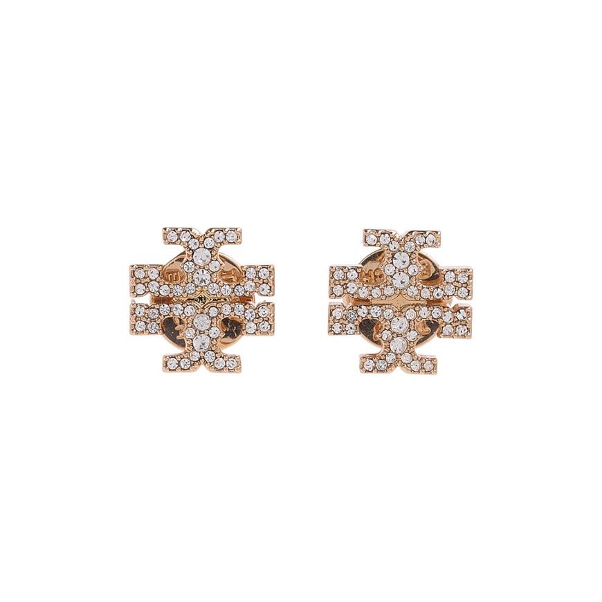 Tory Burch Kira Pavé Earrings Gold-Tone Women’s Jewelry