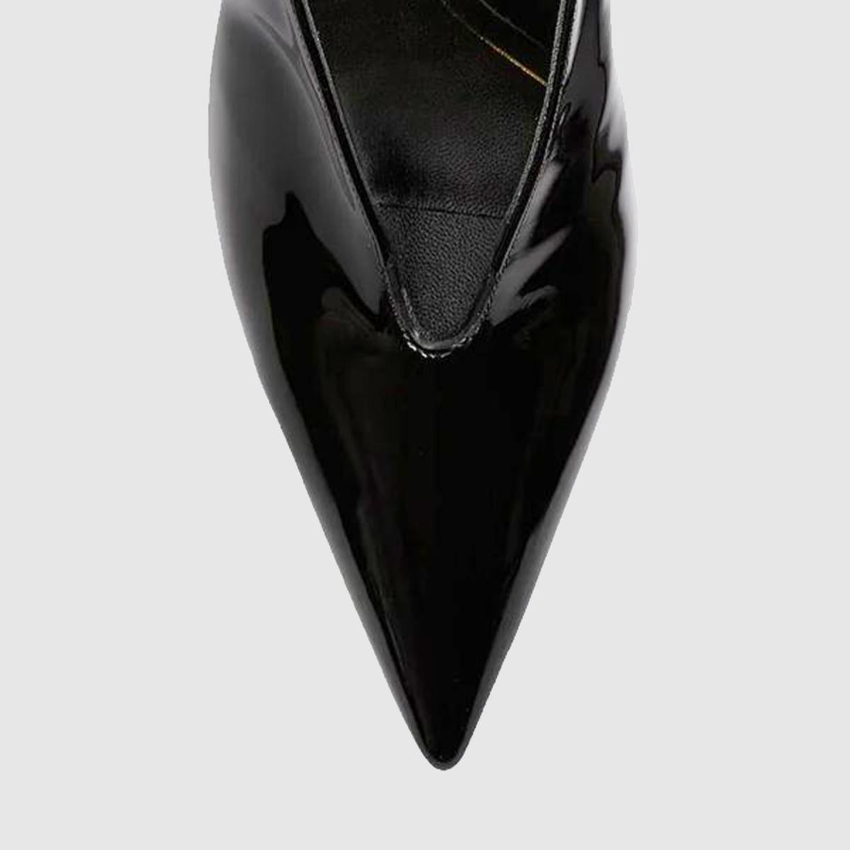 GUCCI Black Leather Mary Jane Pumps