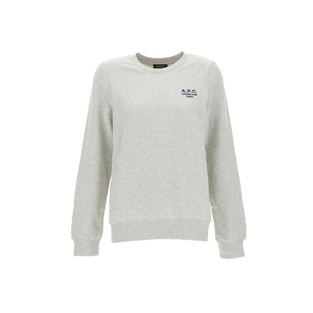 A.P.C. Sky Blue Logo Embroidered Sweatshirt