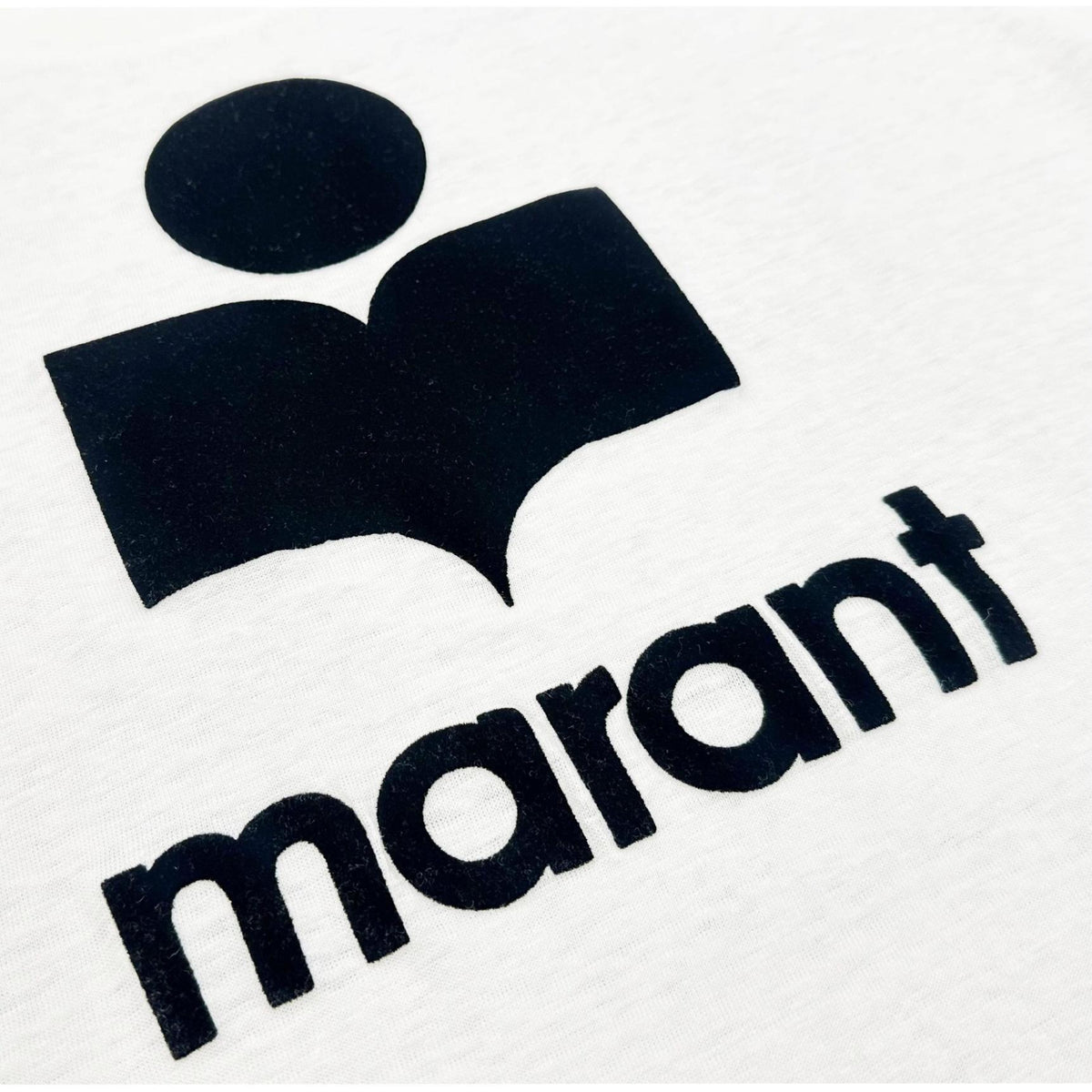 Isabel Marant Linen Logo Short-Sleeve T-Shirt Unisex TS0045