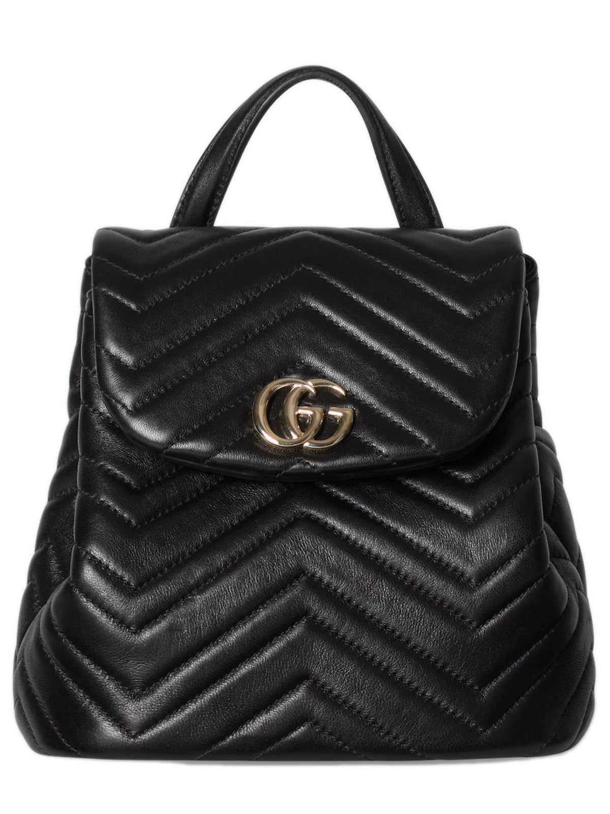GUCCI Black Leather Backpack