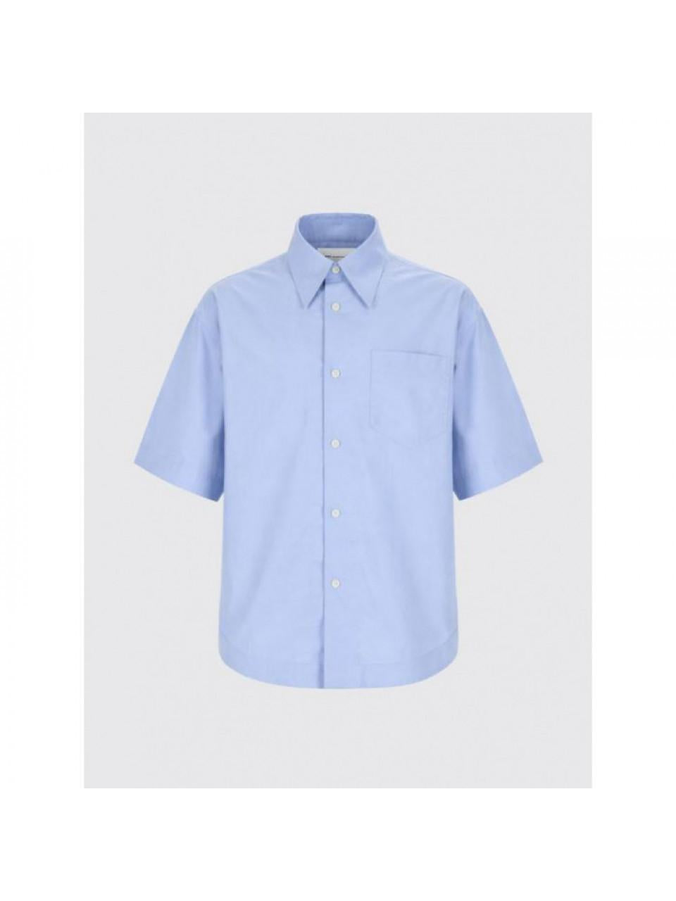 AMI Men's Cotton Wide Fit Short Sleeve Shirt
