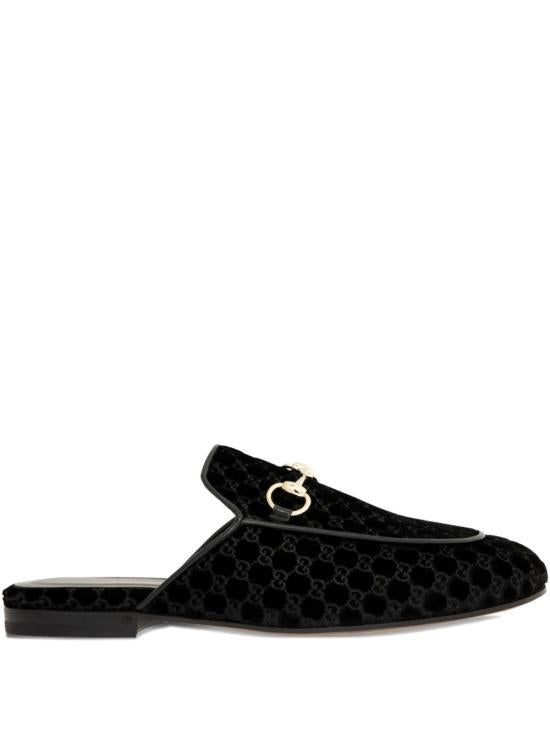 GUCCI Princetown Leather Slippers 802163 FAEUF 1000