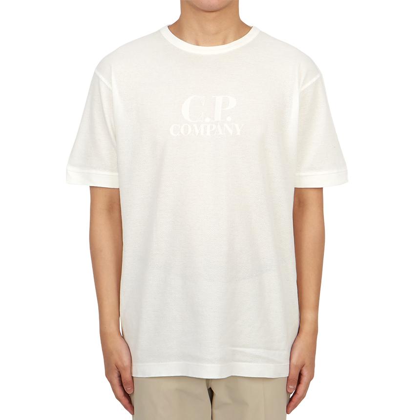 CP Company Men’s Short Sleeve T-Shirt White Cotton