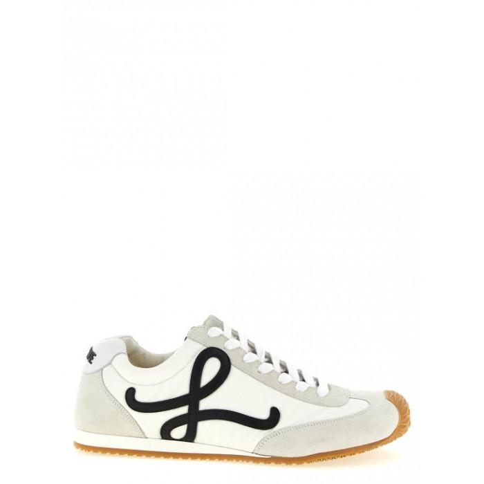 LOEWE Ballet Runner 20 Nylon Calfskin Low-Top Sneakers MBR228 2X09