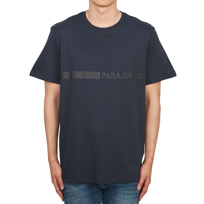 Parajumpers Men’s Short Sleeve T-Shirt Blue Navy Cotton
