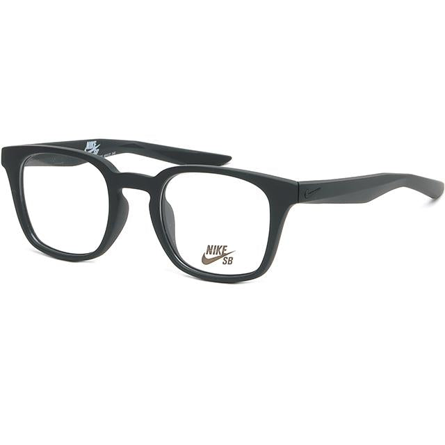 Nike Matte Black Square Acetate Unisex Eyeglass Frames NIKE7114 002