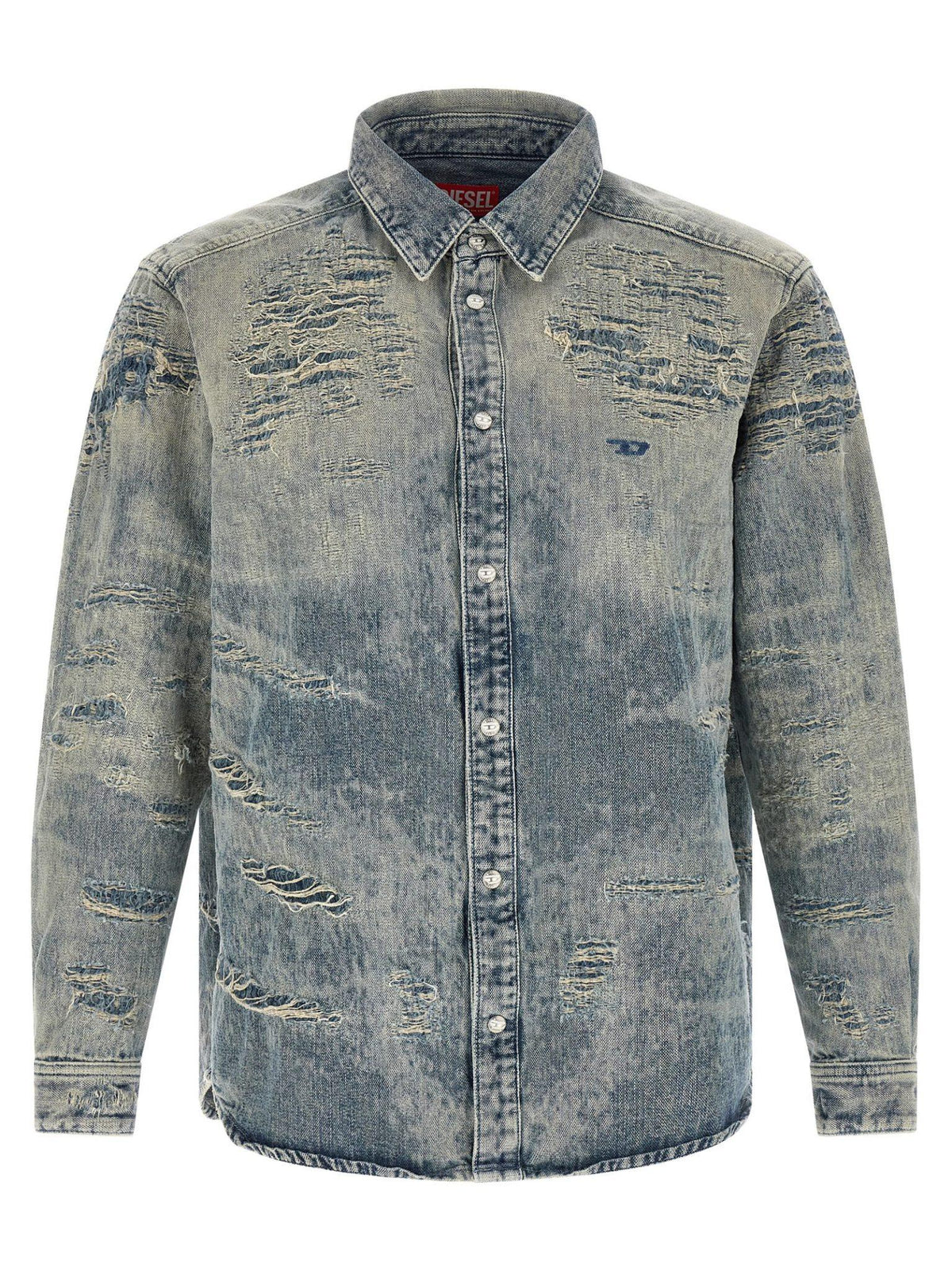 DIESEL Long Sleeve Button-Up Shirt for Men