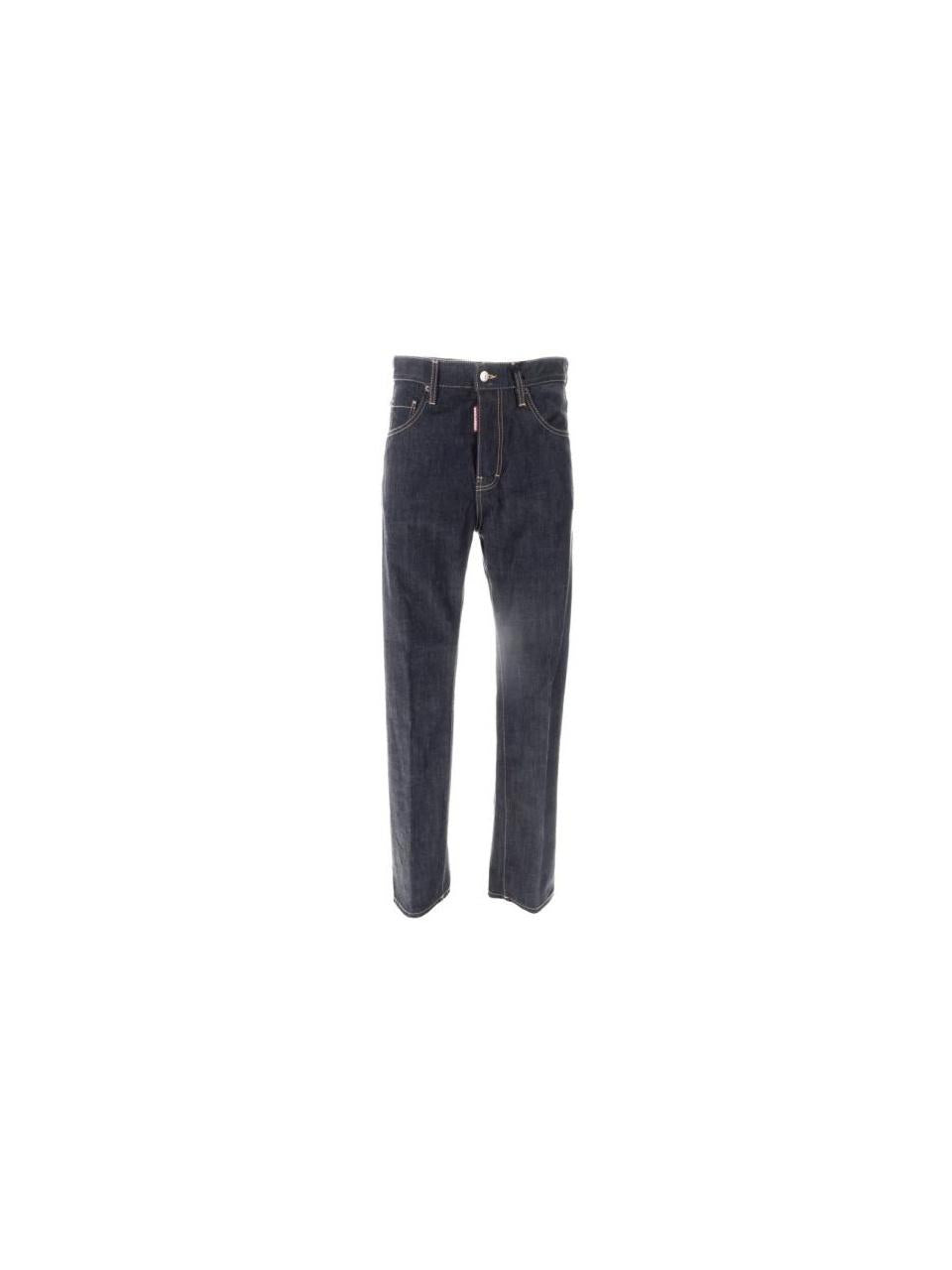 Dsquared2 Blue Rigid 642 Jeans Men's Denim Pants S71LB1697 D30011 470