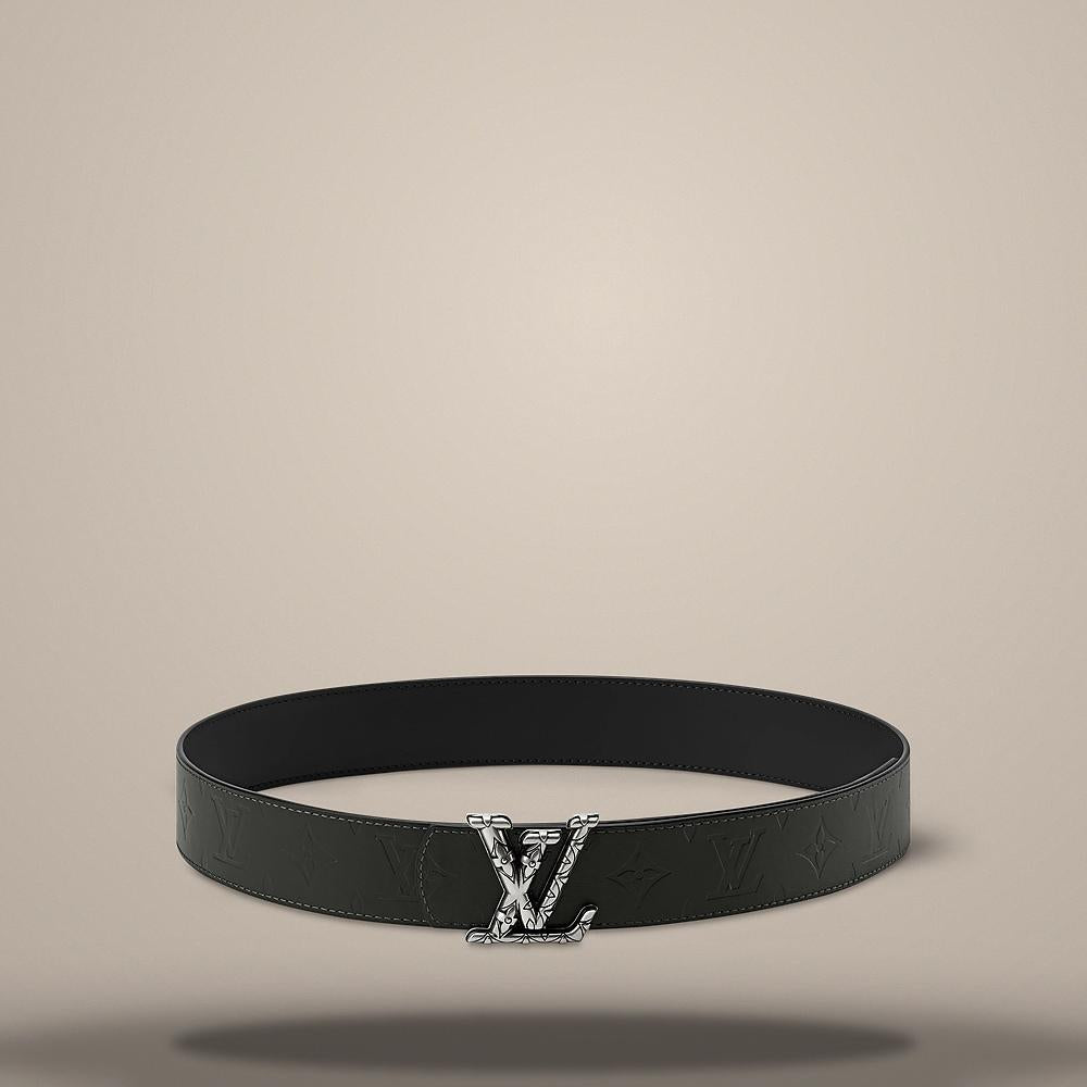 Louis Vuitton LV Dimension Drift Reversible Belt Black Khaki 40mm M4408