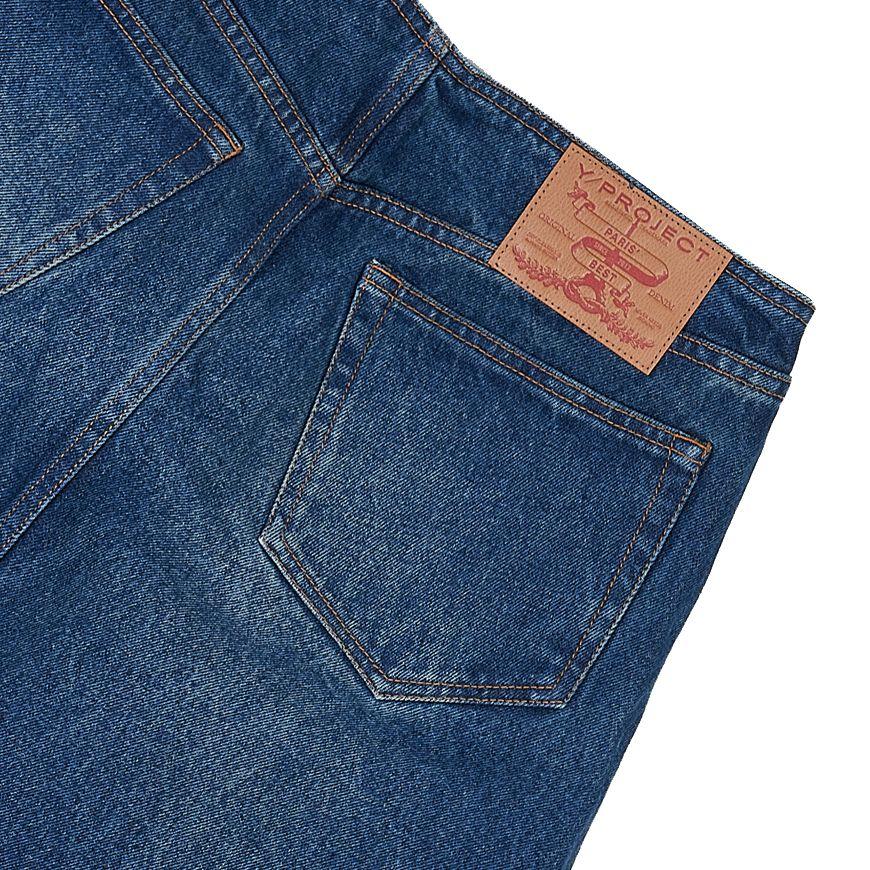 Y PROJECT Women's Denim Maxi Skirt WJEAN41S24 VINTAGE NAVY