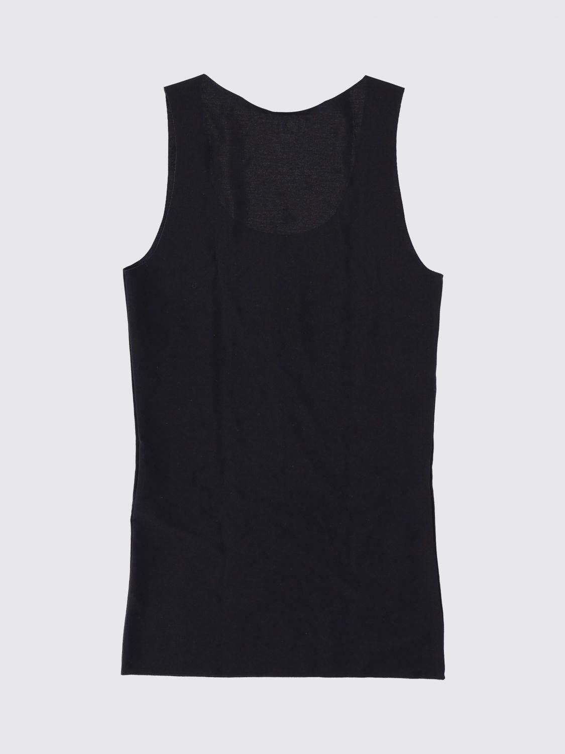 Maison Margiela White Cotton Tank Top Sleeveless Shirt