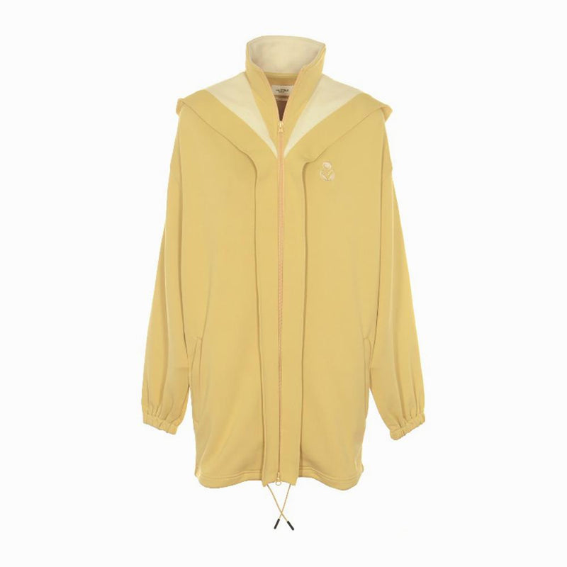 Isabel Marant hooded fleece windbreaker jacket honey oversized
