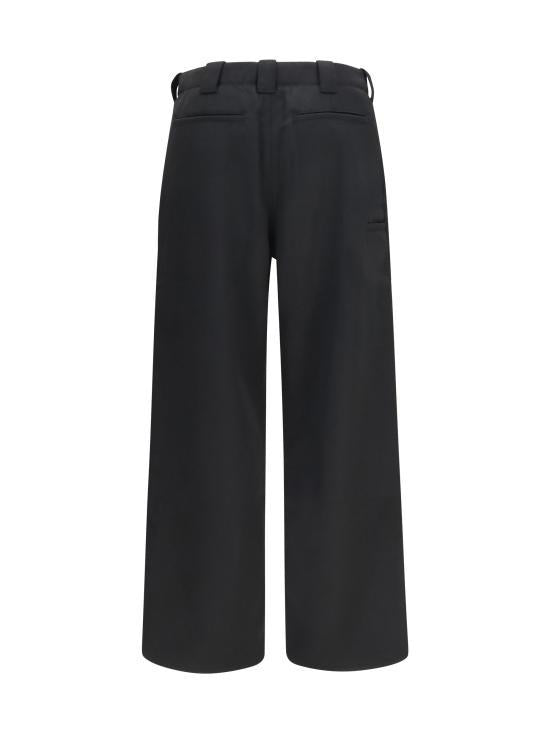 KENZO Straight Classic Pants for Men FG6 5PA207 9TA 99 BLACK DOM
