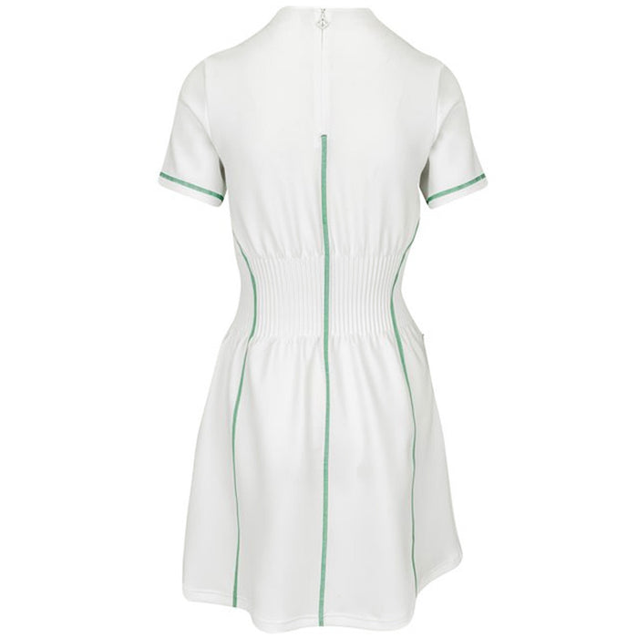 J LINDEBERG Waist Banding Midi Dress White