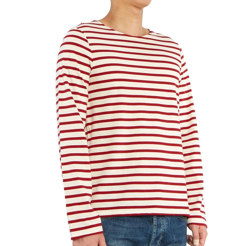 Saint James Minquiers Long Sleeve Unisex T-Shirt 9858 OU